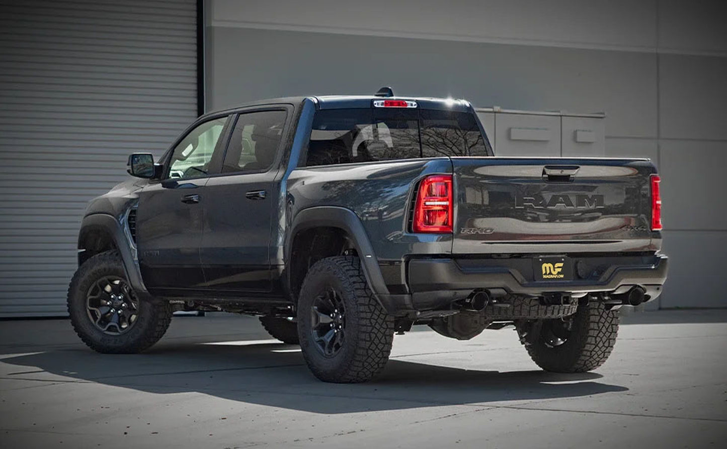 MagnaFlow SPEQ Cat-Back Exhaust System (Black Tips): 2025 Ram 1500 RHO