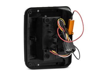 Raxiom LED Tail Lights Black Housing Smoked Lens: Fits Most Jeep Wrangler Models (2007-2018)