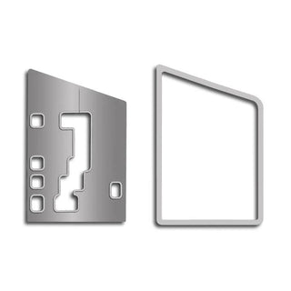 American Car Craft Brushed Shifter Plate: Dodge Challenger R/T SRT8 2008 - 2014