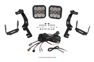 Diode Dynamics Stage Series Ditch Light Kit White Sport Combo: Fits Ram 1500 2019-2024 6.2L/5.7L