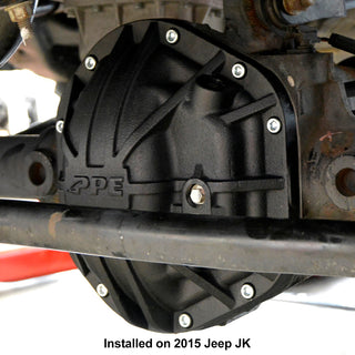 PPE Rear Differential Cover (REAR): Jeep Wrangler (07-18) Dana 44 12-Bolt Nodular Iron