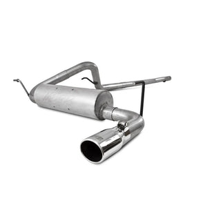 MBRP Aluminum Cat Back Single Rear Exit Exhaust: Jeep Wrangler (07-17) / Wrangler JK (18)