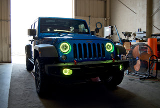 ORACLE Lighting LED Fog Light Kit ColorSHIFT: Jeep Wrangler 2007-2017 3.6L/3.8L V6