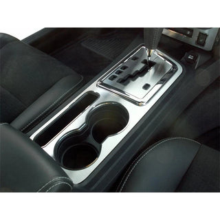 American Car Craft Brushed Outer Shifter Plate: Dodge Challenger R/T SRT8 2008 - 2014