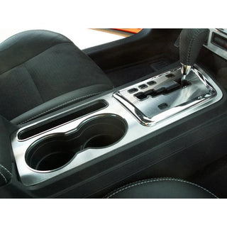 American Car Craft Brushed Outer Shifter Plate: Dodge Challenger R/T SRT8 2008 - 2014