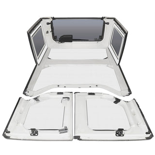 DEI 11-18 Jeep Wrangler JK 4-Door Boom Mat Complete Headliner Kit - 6 Piece - White