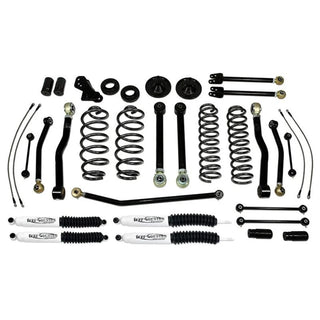 Tuff Country 4in EZ-Flex Performance Lift Kit w/ SX6000 Shocks: Fits Most Jeep Wrangler Models (2007-2018)