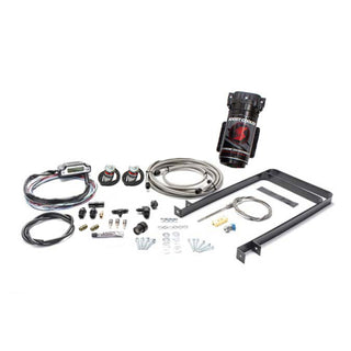 Snow Performance Stg 3 Boost Cooler Water Inj. Kit SS Braided Line (W/O Tank): Dodge Ram 2007-2017 5.9L/6.7L Diesel