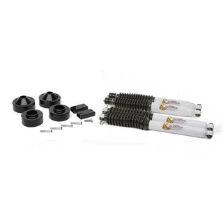 Daystar Comfort Ride 1.75in Lift Kit and Scorpion Shocks: Fits Most Jeep Wrangler Models (2007-2018)