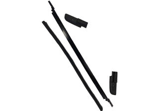 Rampage Soft Top Tailgate Bar Black: Jeep Wrangler 2018-2026 2.0L/3.6L V6