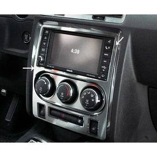 American Car Craft Brushed Center Dash Trim Plate: Dodge Challenger R/T SRT8 2008 - 2014