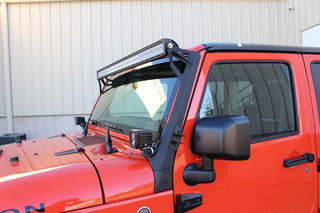 Fishbone Offroad Light Bar Bracket: Jeep Wrangler (07-17) / Wrangler JK (18)
