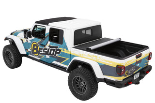 Bestop Roll Soft Tonneau Cover (Black Diamond): Jeep Gladiator 2020-2024 3.6L V6/3.0L EcoDiesel