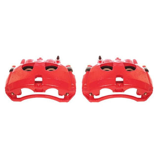 Power Stop 09-10 Dodge Ram 2500 Front Red Calipers w/Brackets - Pair