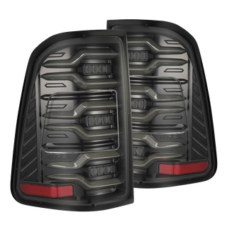 AlphaRex Luxx-Series LED Tail Lights (Alpha Black): Ram 1500 2025 - 2026