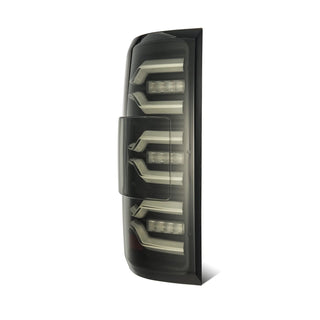 AlphaRex Luxx-Series LED Tail Lights (Black / Smoke): Ram 1500 2025 - 2026