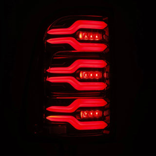 AlphaRex Luxx-Series LED Tail Lights (Black / Smoke): Ram 1500 2025 - 2026
