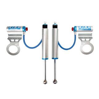 King Shocks 2.5 Dia Piggy Hose Shock w/Adjuster (FRONT): Ram 2500/3500 2014-2025 5.7L/6.4L