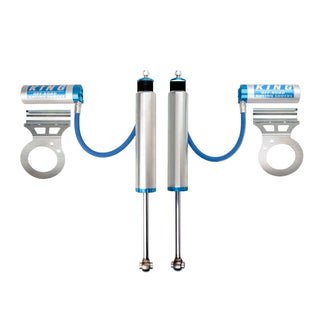 King Shocks 2.5 Dia Piggy Hose Shock w/Adjuster (FRONT): Ram 2500/3500 2014-2025 5.7L/6.4L
