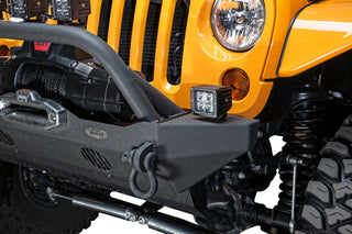 Body Armor 4x4 Front Bumper Mid Stubby: Jeep Wrangler JK 2007-2018