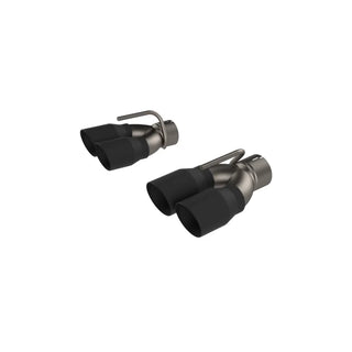 QTP Black Quad Tip Adapter: Dodge Challenger (15-23)