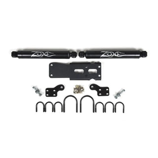 Zone Offroad Dual Steering Stabilizer Kit: Jeep Wrangler JK (07-18) / Grand Cherokee (05-10)