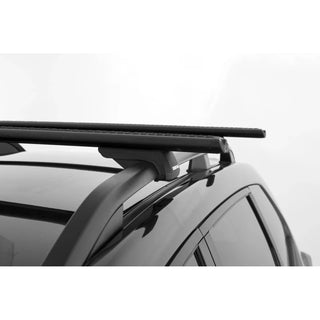 Rhino-Rack Black Vortex SX 2 Bar Roof Rack: Dodge Durango (98-09) / Jeep Grand Cherokee (05-10)