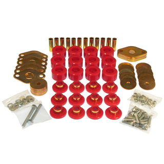 Prothane Body Mount Kit: Fits Most Jeep Wrangler / Grand Cherokee Models (2005-2018) - Red