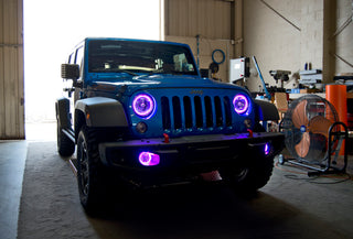ORACLE Lighting LED Fog Light Kit ColorSHIFT: Jeep Wrangler 2007-2017 3.6L/3.8L V6