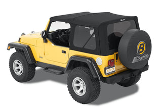 Bestop Supertop Soft Top Premium Black Twill (F&R): Jeep Wrangler 1997-2006 2.5L/4.0L