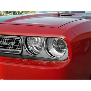 American Car Craft Brushed Headlight Surrounds: Dodge Challenger R/T SRT8 2008 - 2014