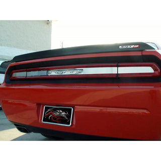 American Car Craft Brushed Tail Light Insert Trim Plate: Dodge Challenger R/T SRT8 2008 - 2014