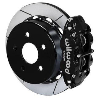 Wilwood 20-21 Jeep Gladiator Narrow Superlite 4R Rear Brake Kit Slotted 13.50in Rotor w/Lines - Blk