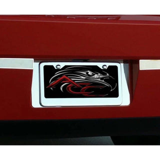 American Car Craft Polished Tag Back Plate: Dodge Challenger R/T SRT8 2008 - 2014