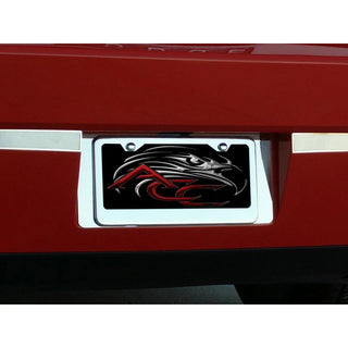 American Car Craft Polished Tag Back Plate: Dodge Challenger R/T SRT8 2008 - 2014