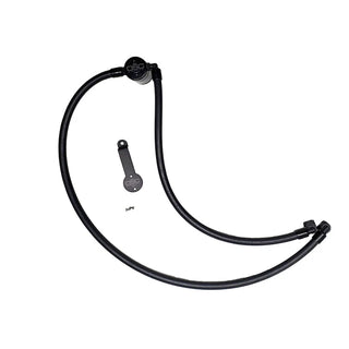 J&L Black Anodized Oil Separator Driver Side: Jeep Wrangler 2018-2024