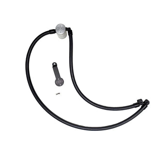 J&L Clear Anodized Oil Separator Driver Side: Jeep Wrangler 2018-2024