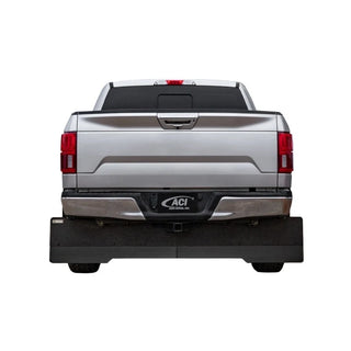 Access Full Width Tow Flap: Ram 1500 2019-2023 w/ Adjustable Rubber - Black Urethane Finish