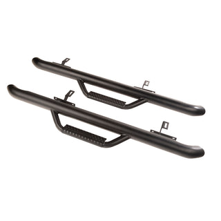 Rugged Ridge Spartan Nerf Bar Textured Black: Jeep Wrangler JL 2018-2025 w/ 3.6L V6 / 3.0L EcoDiesel / 2.0L Turbo