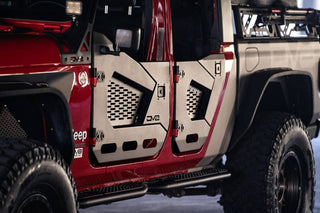 DV8 Offroad Spec Series Half Doors Front (F&R): Jeep Wrangler JL 2018-25 / Gladiator JT 2020-23