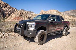 Dee Zee Hex Series Full Size Truck Reg Cab Side Steps: Fits Most Dodge / Ram Models (1999-2020) - Textured Black