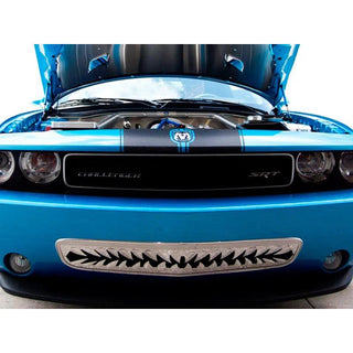American Car Craft Polished "Shark Tooth" Lower Front Grille: Dodge Challenger R/T SRT8 2008 - 2014
