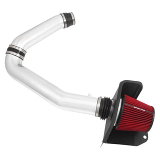 Spectre Polished Air Intake Kit: Dodge Durango (11-14) / Jeep Grand Cherokee (11-15) w/ Red Filter
