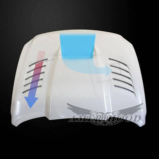 Amerihood SSK Functional Ram Air Hood: Dodge Ram 3500 2010 ; Ram 3500 2011 - 2018