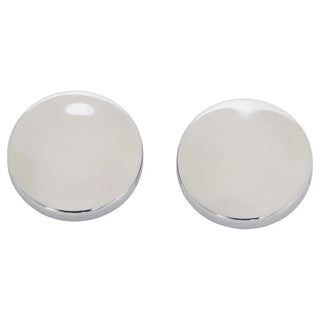 Kentrol Polished Silver Liftgate Button Covers Pair: 07-18 Jeep Wrangler JK