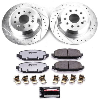 PowerStop Z36 Truck & Tow Brake Kit D&S Ceramic Pads (REAR): Jeep Wrangler 2018-2024 2.0L/3.6L