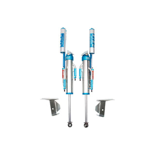 King Shocks Rear 2.5 Dia Hose Remote Bypass Shocks for 3-5in Lift: Jeep Wrangler JK (07-18) / Grand Cherokee (05-10)
