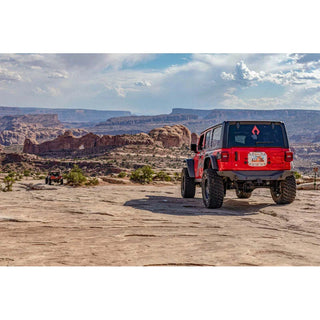 Artec Industries Spare Tire Delete Kit V2: Jeep Wrangler 2018-2025 - Bare Aluminum