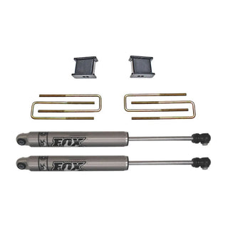 MaxTrac 4in Rear Lift Box Kit w/ Fox Shocks: Fits Most Dodge Ram Models (2002-2010)