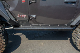 DV8 Offroad Frame Mounted Sliders: Jeep Wrangler (18-21)